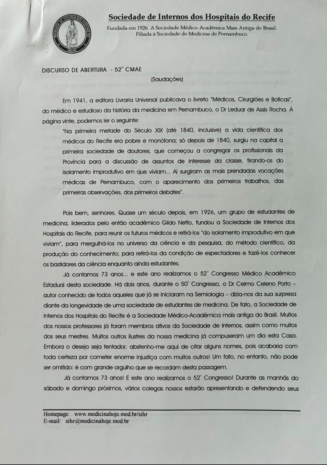 discurso de abertura 1